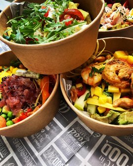 salad lunch buffet