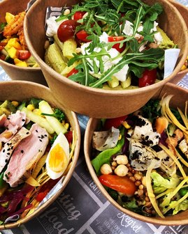 salad lunch buffet