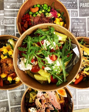 salad lunch buffet
